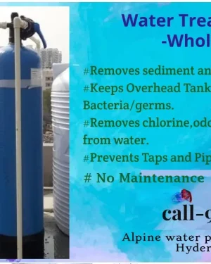 Sediment Water Treatment Plant-Whole House